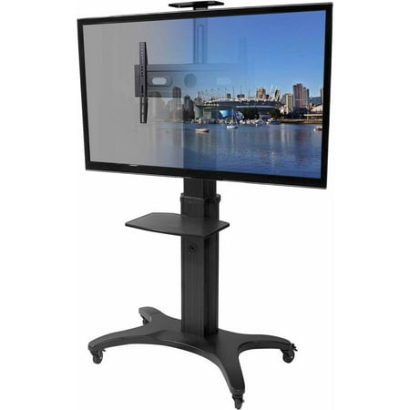 Kanto MTMA70PL Mobile TV Mount with Shelf for 40″-70″ Displays Kanto MTMA70PL Mobile TV Mount with Shelf for 40″-70″ Displays