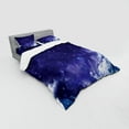 thumbnail image 3 of Ambesonne Space Bedding Set 3 Pcs, Dreamy Night with Stars, Twin XL, Purple White, 3 of 3