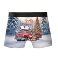 thumbnail image 2 of Santa is Coming Australian Cattle Dog Merry Christmas Xmas Noel Truck Tree All Over Print Boxer Briefs Underwear for Men Dad Heeler Lover Gifts - 02023, 2 of 6