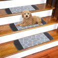 thumbnail image 3 of Ottomanson Softy Collection Rubber Backed Solid Design Stair Treads, 3 of 6