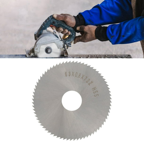 Disco de Sierras Cortador, Cuchilla Circular de Sierra 72 Dientes para Madera de Acero de Hierro
