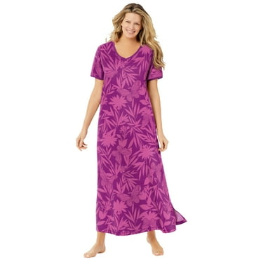 Dreams & Co. Plus Size Long T-Shirt Lounger