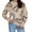 Khaki, variant on Womens Sweaters Dinosaur Print Knit Oversized Pullover Preppy E Girl Streetwear Sweater