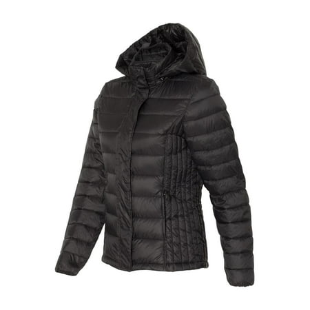 Weatherproof - Women's 32 Degrees Hooded Packable Down Jacket - (Best 800 Fill Down Jacket)
