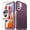 Wine Red, variant on LeYi For Samsung Galaxy A15 5G Phone Case with Screen Protector 2-Pack 3-in-1 Rugged Case, Teal