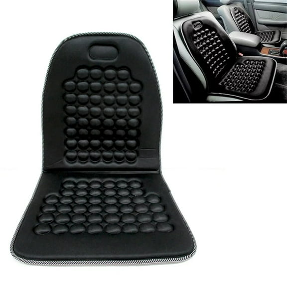 Car Seat Cushion Massage Padded Bubble Foam Auto Office Chair Home New ! Polyester Seat Cushion,Black,Sponge
