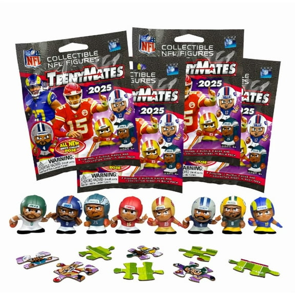 Teenymates NFL 2025 Series 13 Figure - 4 Packs