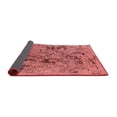 thumbnail image 2 of Ahgly Company Indoor Round Oriental Red Industrial Area Rugs, 8' Round, 2 of 4