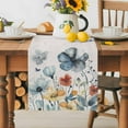 thumbnail image 5 of Table Runner Wildflower Table Decoration for Kitchen Dinning Blue Floral Plant Rustic Table Decoration for Indoor Outdoor Party Wedding Decor 13x72 Inch, 5 of 7