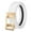 White, variant on Kyusrd Women's Belt Automatic Leather Belt Men's Western Belt Easy-Click Women's Belt Decorative Waist Belt With Gold-Coloured Buckle No Holes For Business Suit And Dr