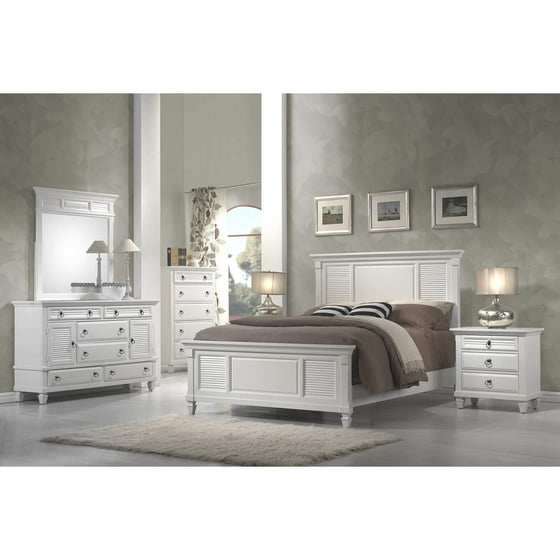 Alpine Furniture Winchester Panel Bed, Multiple Sizes - Walmart.com