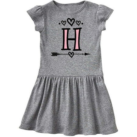 

Inktastic Letter H Monogram Tribal Arrow Gift Toddler Girl Dress