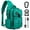 Peacock Green, variant on Outdoor Sling Bag Crossbody Backpack with Adjustable Holder, Durable Shoulder Daypack for Men