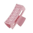 thumbnail image 4 of Unique Bargains 1 Pc Grace Rectangle Frosted Hair Clips Hairdo Clip for Home Pink, 4 of 5