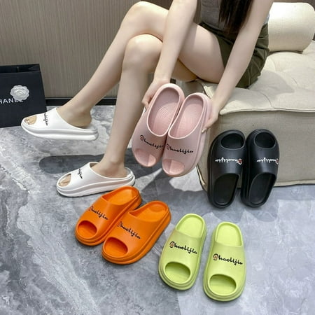

Slippers Four Seasons Home Household Wear-resistant Couple Comfortable Fashion Sandals Slippers Non-slip Indoor and Outdoor Eva Slippers