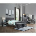 thumbnail image 3 of Newboti Furniture Gunmetal Twin Platform Bed 37585, 3 of 6