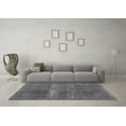 thumbnail image 3 of Ahgly Company Indoor Square Abstract Gray Modern Area Rugs, 5' Square, 3 of 4
