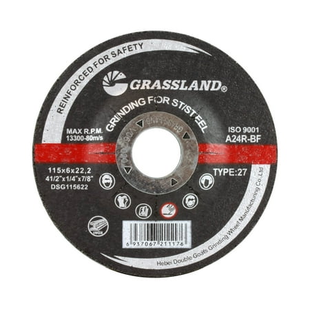 

Grinding Disc Stainless Steel Grinding wheels - 4-1/2 x 1/4 x 7/8 - T27 - (100 PACK)