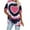 Pink, variant on zbxnLI Women's Plus Size Summer Tops Tie-Dye Short Sleeve T-Shirt for Women Loose Casual Graphic Tees