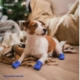 thumbnail image 2 of Dog Shoes Dog Boots & Paw Protector, Anti-Slip Sole Winter Dog Booties with Reflective Straps Dog Snow Boots for Small Medium Dogs 4PCS, 2 of 7