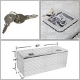 thumbnail image 2 of 42"X 17"X 19" Aluminum Truck Pickup Underbody Underbed Tool Box Trailer Storage, 2 of 5