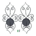 thumbnail image 2 of Iron Wall Candle Sconces, Wall Candle Sconces Holder Set Sturdy  for Dining Room, 2 of 8