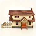 thumbnail image 3 of 3D Wooden Cabin Model Puzzle Kit - Laser Cut DIY Handcraft Assembly Educational Toy - Develops Problem-Solving Skills, Enhances Creativity, and Fosters Patience, 3 of 5