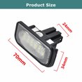 thumbnail image 5 of 2Pcs Rear LED License Plate Lights 6000K White For Chrysler Crossfire 2004-2008, 5 of 5