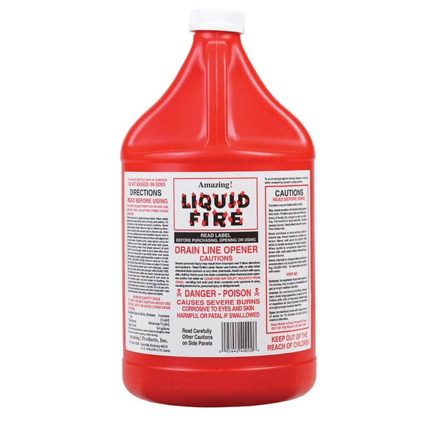 Liquid Fire Drain Line Opener Walmart Com Walmart Com