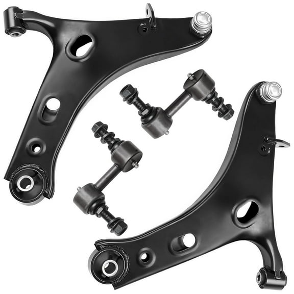 Detroit Axle - Front Lower Control Arms for 2014-2018 Subaru Forester 2015 2016 2017, 2 Lower Control Arms w/Ball Joints Assembly, 2 Sway Bar Links Replacement