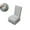 Gray, variant on Chair Covers for Dining Room, Stretch Jacquard Dining Chair Slipcover Covers, Removable Washable Waterproof Chair Covers, 15.75"x19.69"