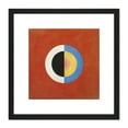 thumbnail image 1 of Hilma Af Klint Group Ix Suw The Swan No 17 Abstract 8X8 Inch Square Wooden Framed Wall Art Print Picture with Mount, 1 of 4