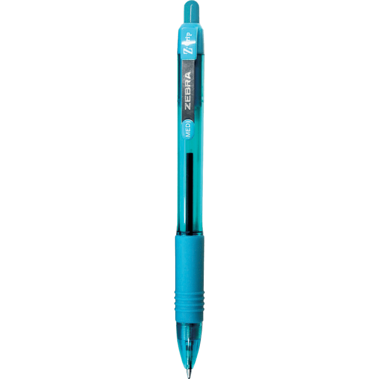 Zebra Z-Grip retractable ballpoint pen, 1.0mm, assorted ink colors, clear  barrels, 24-pack 