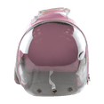 thumbnail image 1 of Mochila TRANSPARENTE para mascotas Fancy Pets Viaje Rosa, 1 of 4