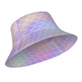 thumbnail image 2 of Kdxio Reflective Bucket Hat - Fish Scale1 Print Bucket Hat for Men,Women, 2 of 9