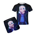 thumbnail image 1 of Undertale Boys 2-Piece Swimsuit Set, Short Sleeve Rash Guard & Swim Trunks, 1 of 7