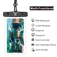 thumbnail image 3 of Takfox Waterproof Backpack Cell Phone Case for Samsung Galaxy S20 Ultra, Clear, 3 of 7