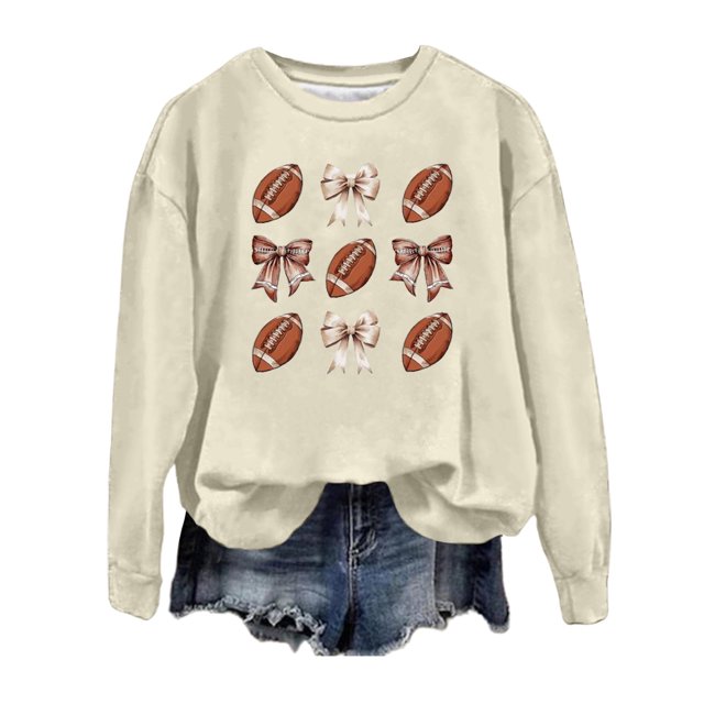 Wyzesi Chandails en Molleton à Fermeture Éclair pour Femmes Vert Pull à Capuche Imprimé Football Chandail en Molleton Col Rond Tendance pour Automne & Hiver