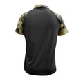 thumbnail image 3 of Dresfit Patriotic Camo Shirt Mens Lapel Short Sleeve Polo Shirts 1776 - 2026 4th Of July Shirts Button Down Big and Tall 250 Anniversary Usa Graphic Tees Black XL, 3 of 3