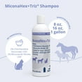thumbnail image 2 of MiconaHex+ Triz Shampoo for Dogs, Cats and Horses, 16 fl oz, 2 of 6