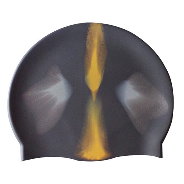 Gorros de natación de silicona, cómodo gorro de natación para adultos elastomérico para mujeres y hombres