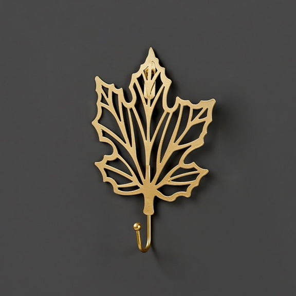 4Pcs Gold Decorative Wall Hooks,Gold Hooks for Hanging Keys, Hats and Jewelry Gold Wall Hooks Wall Hooks Decorative Hat Hooks for Wall Brass Hooks