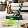 thumbnail image 4 of H28 Cordless Stick Vacuum Cleaner, 500W Brushless Motor, Self-Standing, Wall Charging, 55 Min Runtime, Lightweight for Hard Floors & Carpets, Cyan, 4 of 9