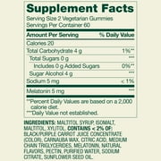 Spring Valley Zero Sugar Melatonin Sleep Support Dietary Supplement Gummies, 5 mg, 120 Count