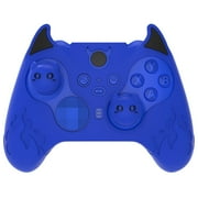 PlayVital Cute Demon Silicone Case Cover for Xbox Elite Wireless Controller Series 2, Kawaii Anti-Slip Shockproof Controller Skin Grip for Xbox Elite Series 2 Core with Thumb Grip Caps - Blue