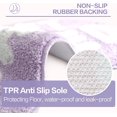 thumbnail image 4 of Get Naked Bath Mat, Cute Bath Rugs for Bathroom Mat, rregular Non Slip Shower Floor MatUltra Soft Mat Funny Bathroom Decor (Purple), 4 of 6