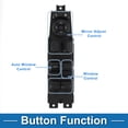 thumbnail image 3 of Interruptor de ventana eléctrica Unique Bargains No.5GU34DX9AB Interruptor de control de ventana para Dodge Dakota Durango para Ram 1500 Negro, 3 of 7
