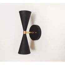 Modern Bowtie Wall Light - Mid Century Sconce - Contemporary Lighting - Atomic