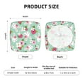 thumbnail image 6 of Daiia Bunny And Rose Stretch Individual Couch Cushion Slipcovers Reversible Cushion Protector Slipcovers Sofa Cushion Protector Covers Milk Silk-16.9in, 6 of 9