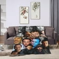 thumbnail image 4 of Blanket Nicolas Cage Soft and Comfortable Wool Fleece Throw Blankets Gift for Home Decoration Sofa Office car Camping Yoga Travel Home Decoration Cozy Plush Beach, 4 of 6